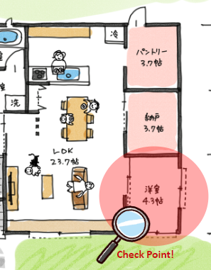 母屋とのつながりを大切にした平屋のこだわり3