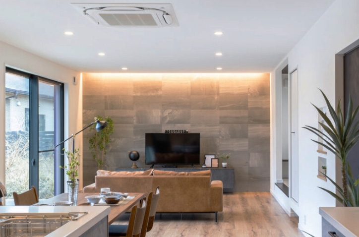 ナチュラルモダンなリビング